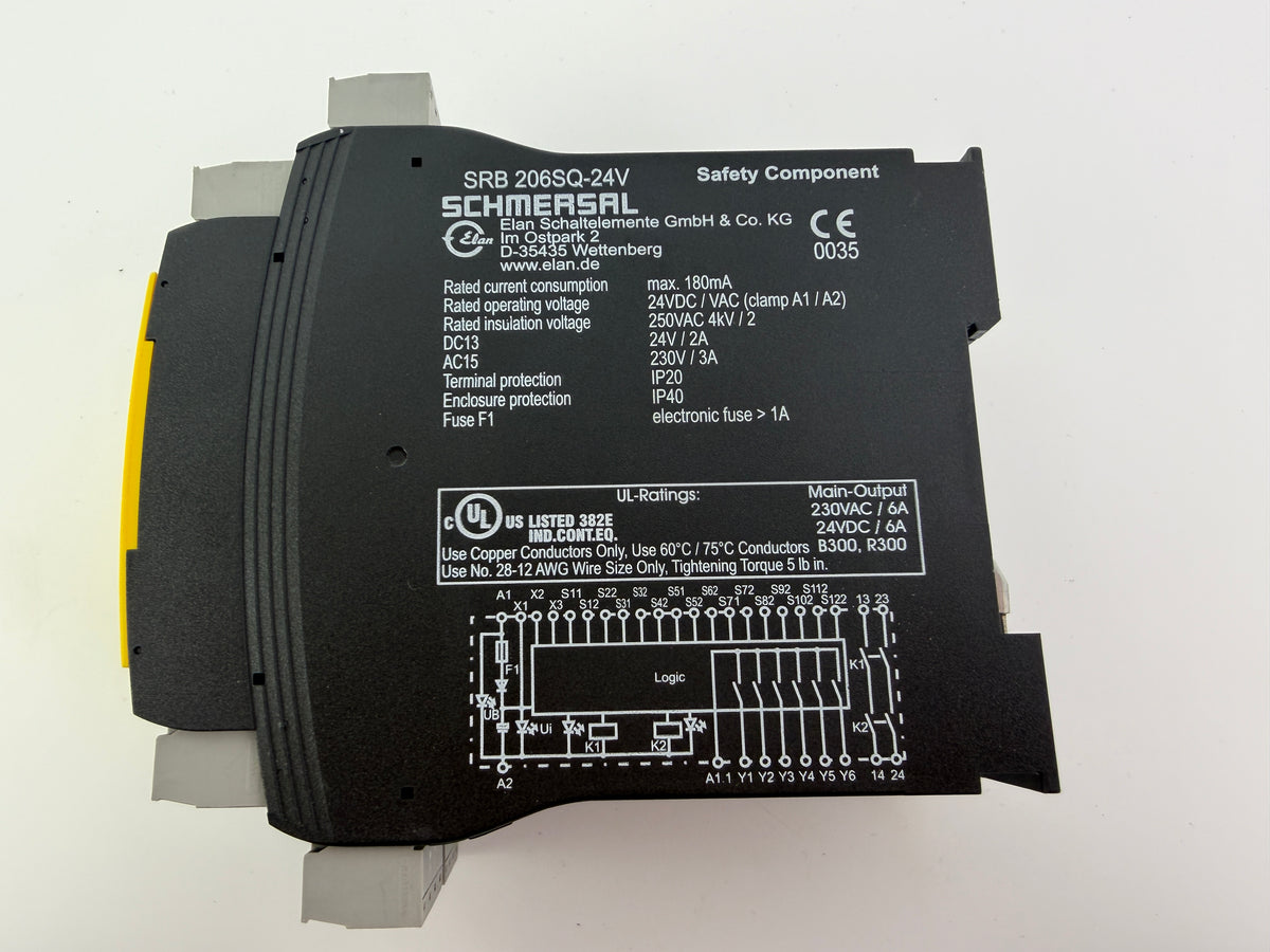 Schmersal SRB 206SQ-24V Safety Relay 24VDC (B300 / R300)
