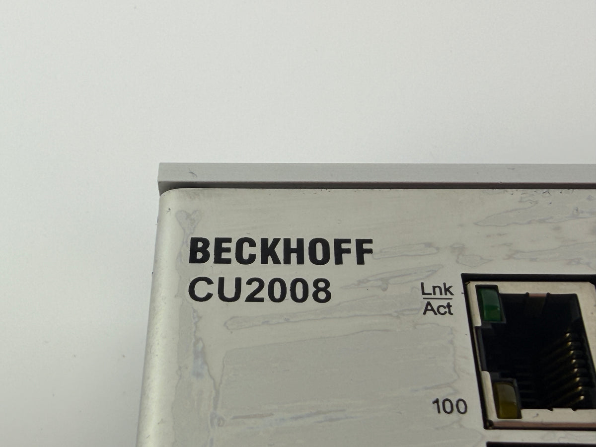 Beckhoff CU2008-0000 Industrial Ethernet Switch 8-Port 10/100 Mbps 24V DC