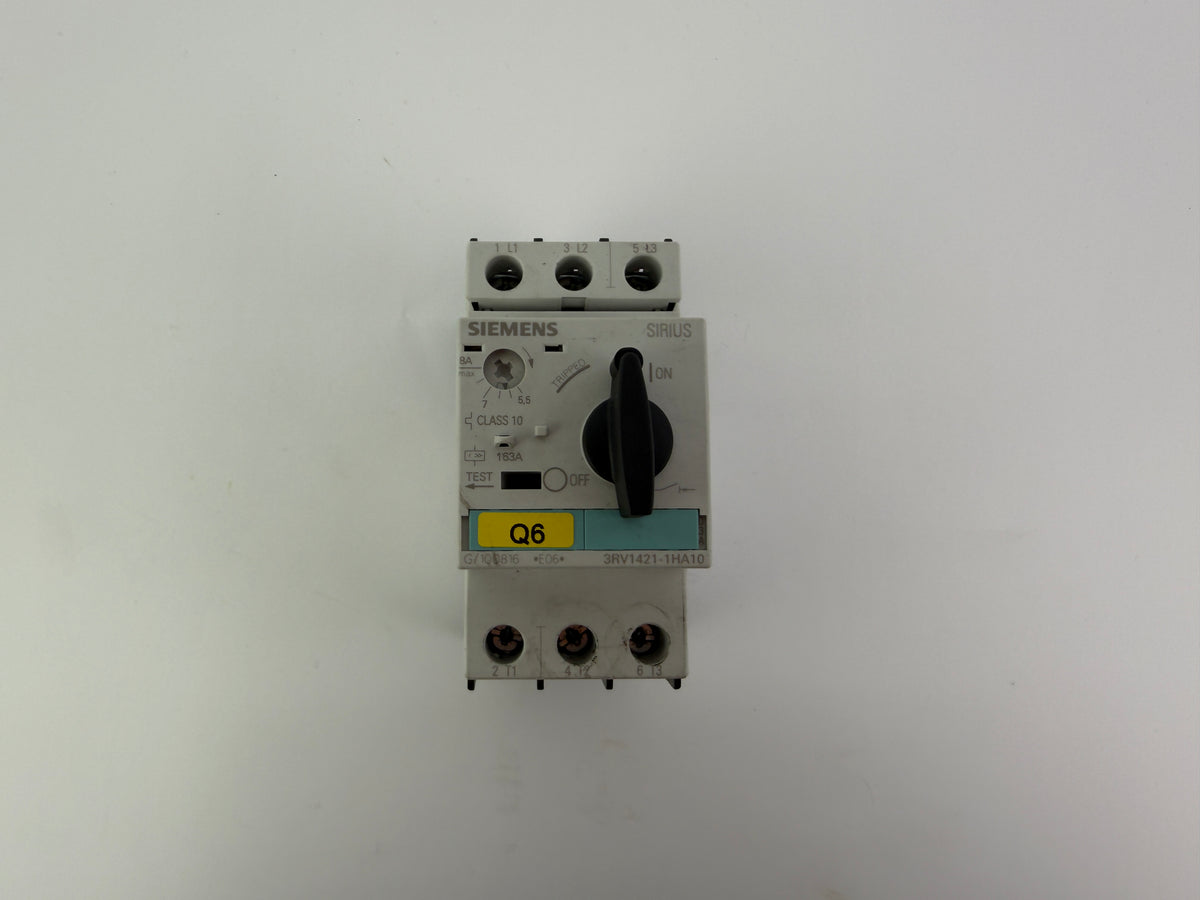 1x Siemens 3RV1421-1HA10 Motor Protection Circuit Breaker SIRIUS