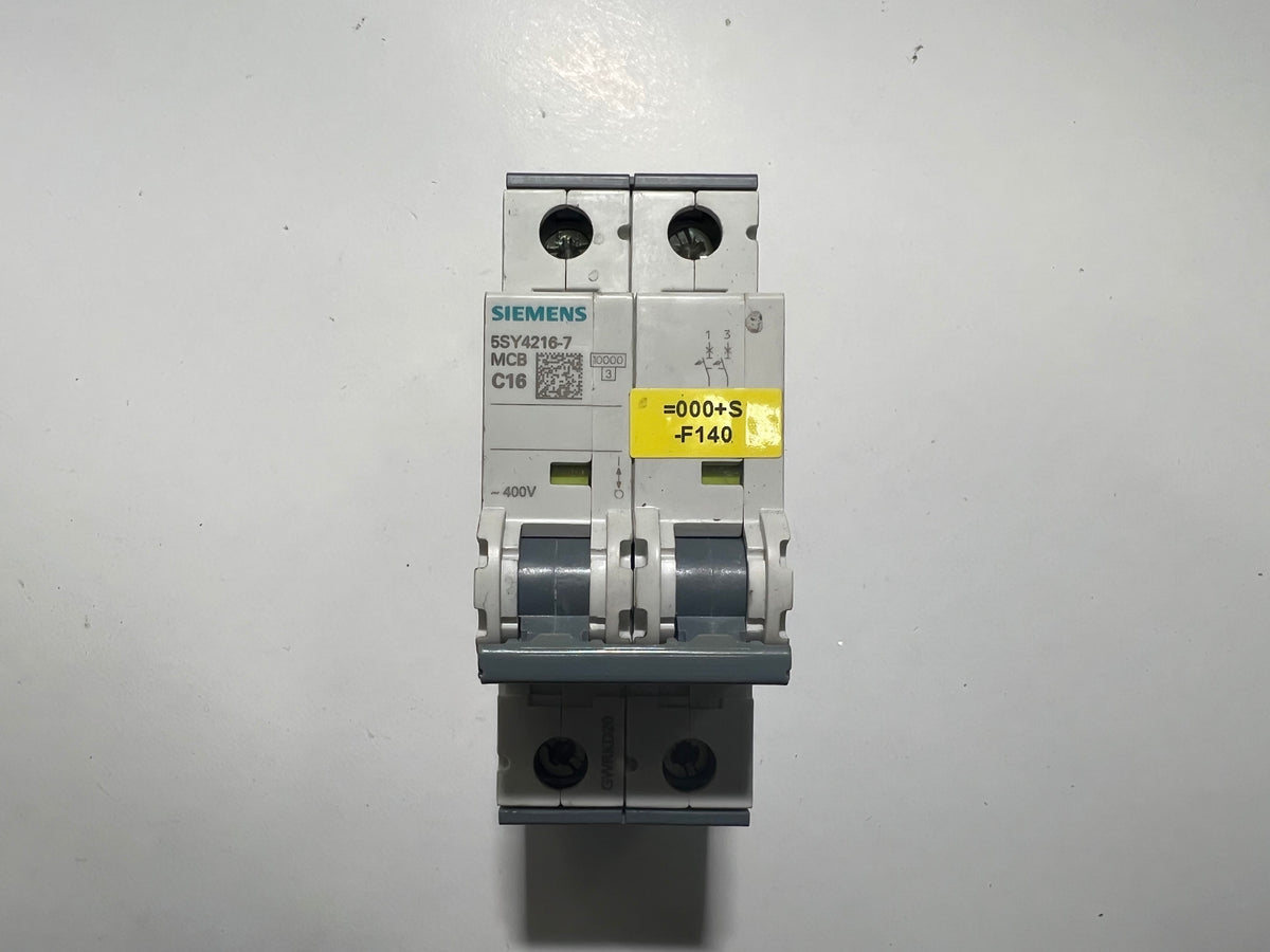 SIEMENS 5SY4216-7 MCB C16 CIRCUIT BREAKER