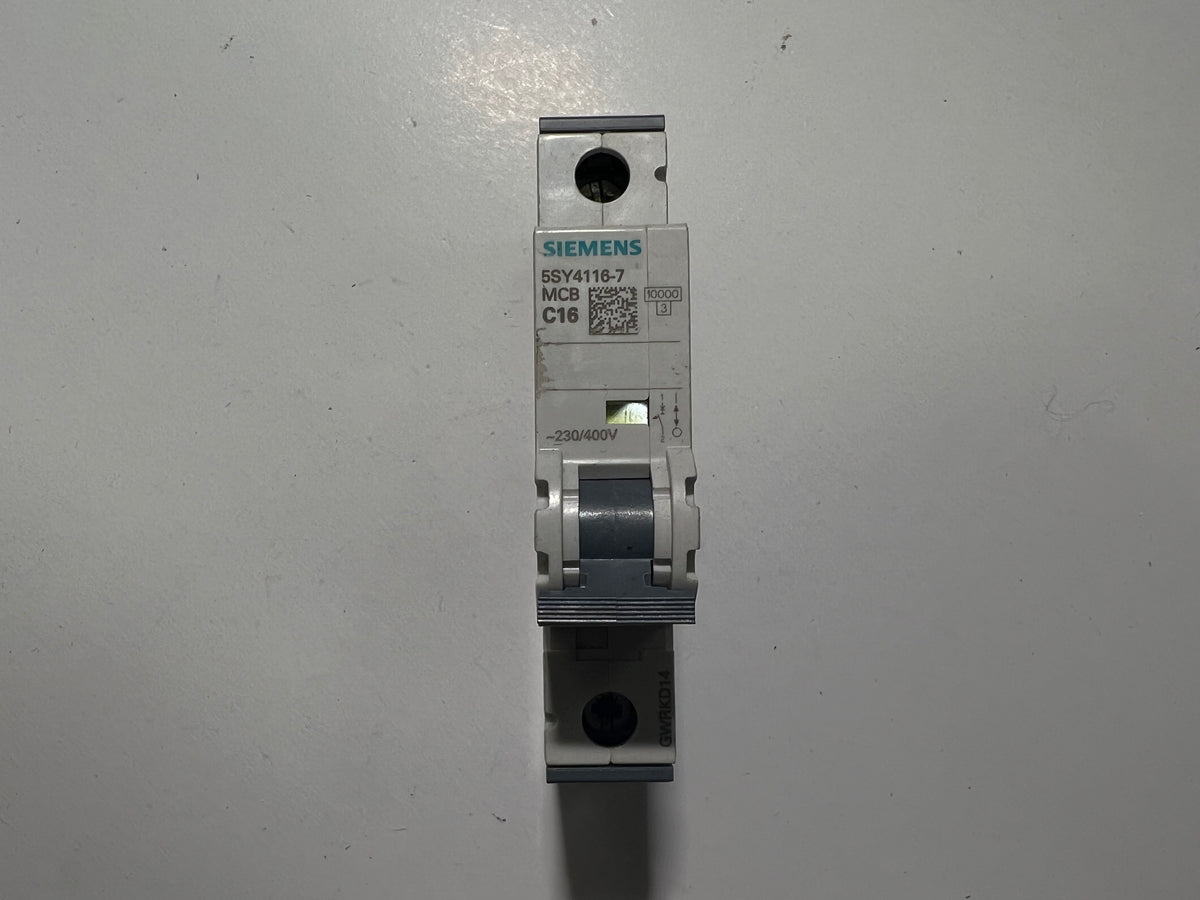 Siemens 5SY4116-7 MCB C16 Circuit Breaker