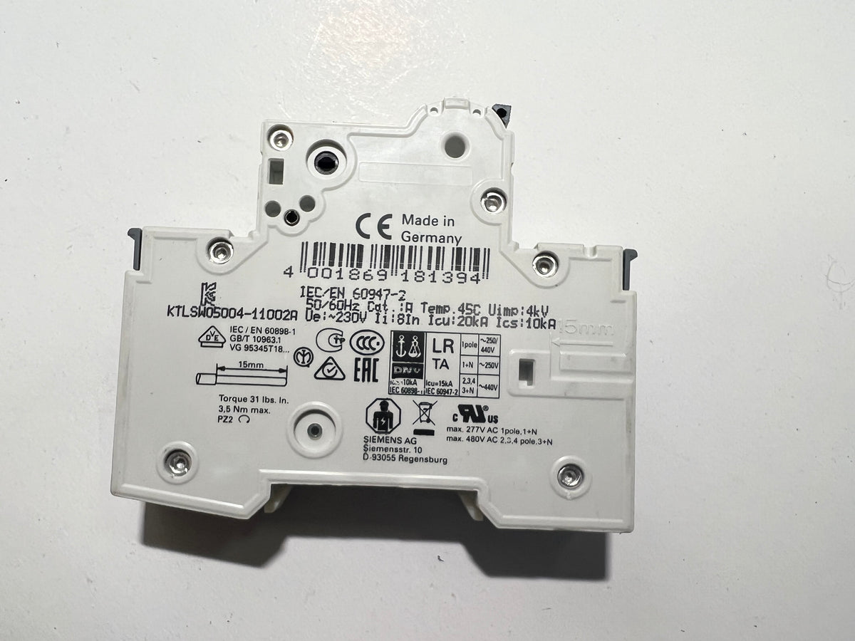 Siemens 5SY4116-7 MCB C16 Circuit Breaker