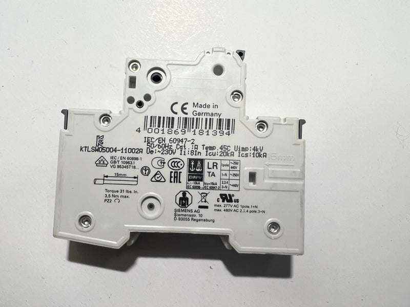 Siemens 5SY4116-7 MCB C16 Circuit Breaker