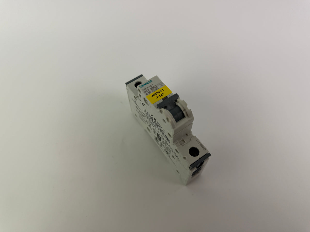 1x Siemens 5SY4110-7 Miniature Circuit Breaker MCB C10 1P 10A 230/400V