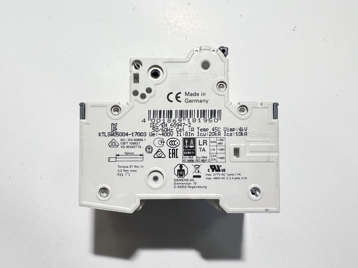 1x Siemens 5SY4316-7 MCB C16 Circuit Breaker