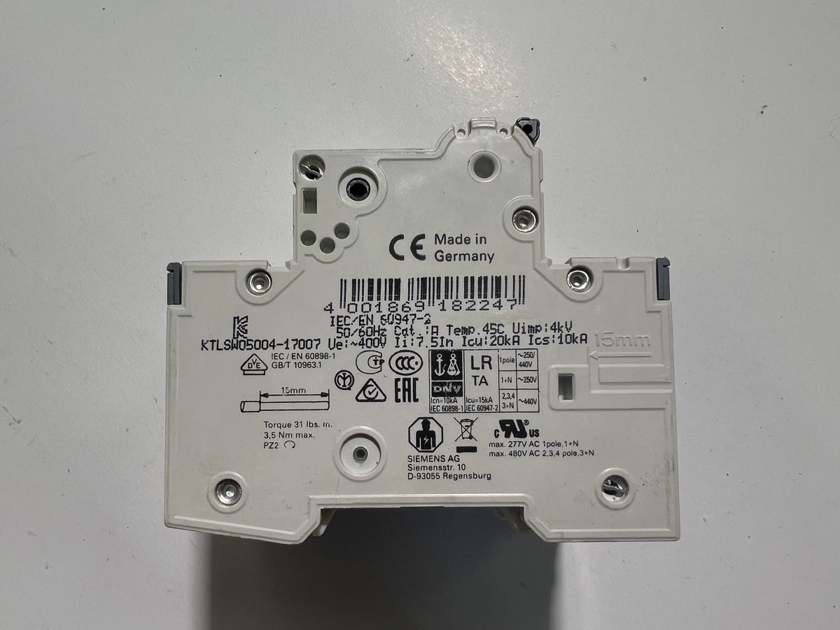 Siemens 5SY4420-7 MCB C20 Circuit Breaker