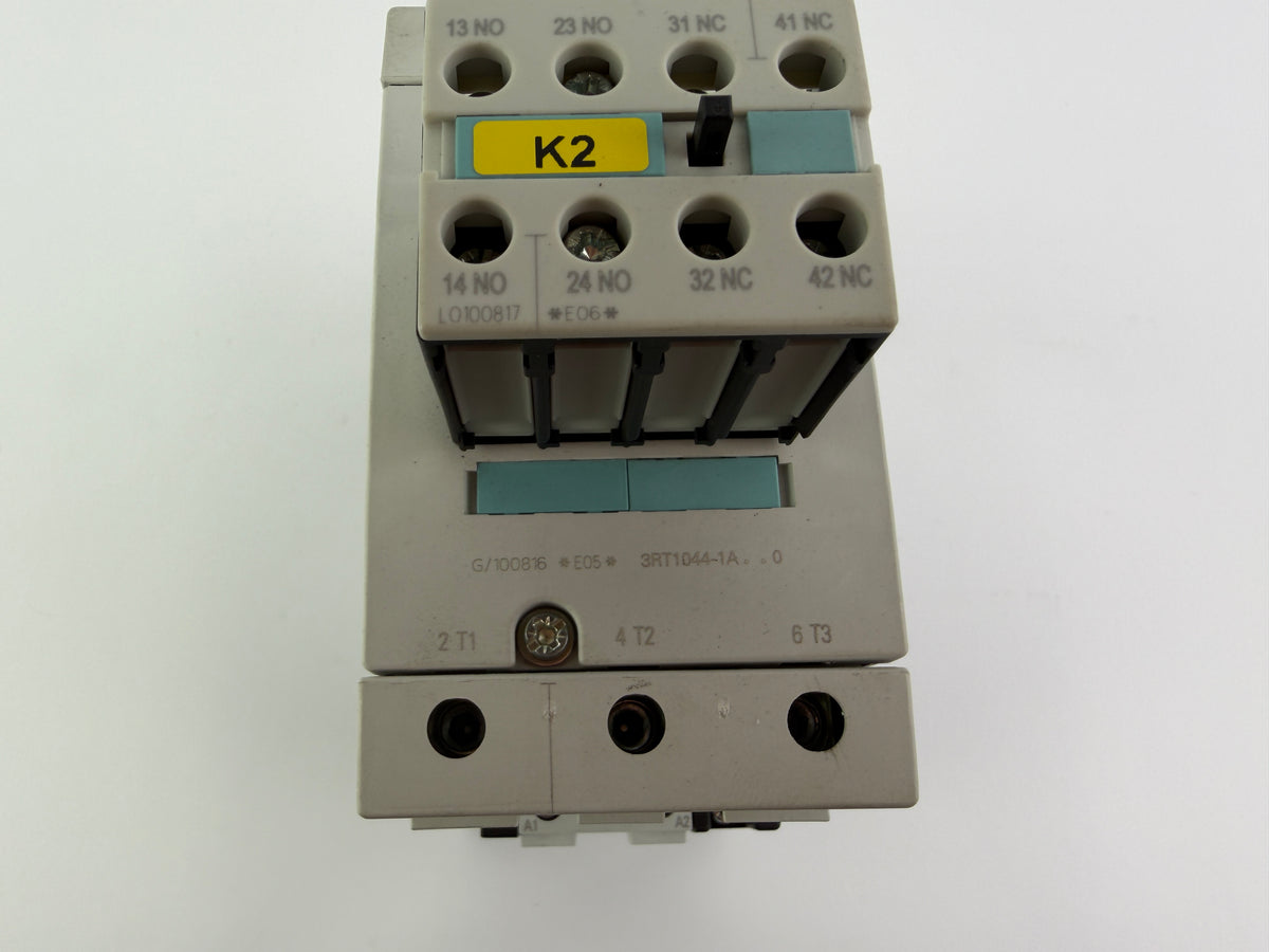 1x Siemens 3RT1044-1A Contactor, 3-Pole, AC-3, 65A, 230/400V