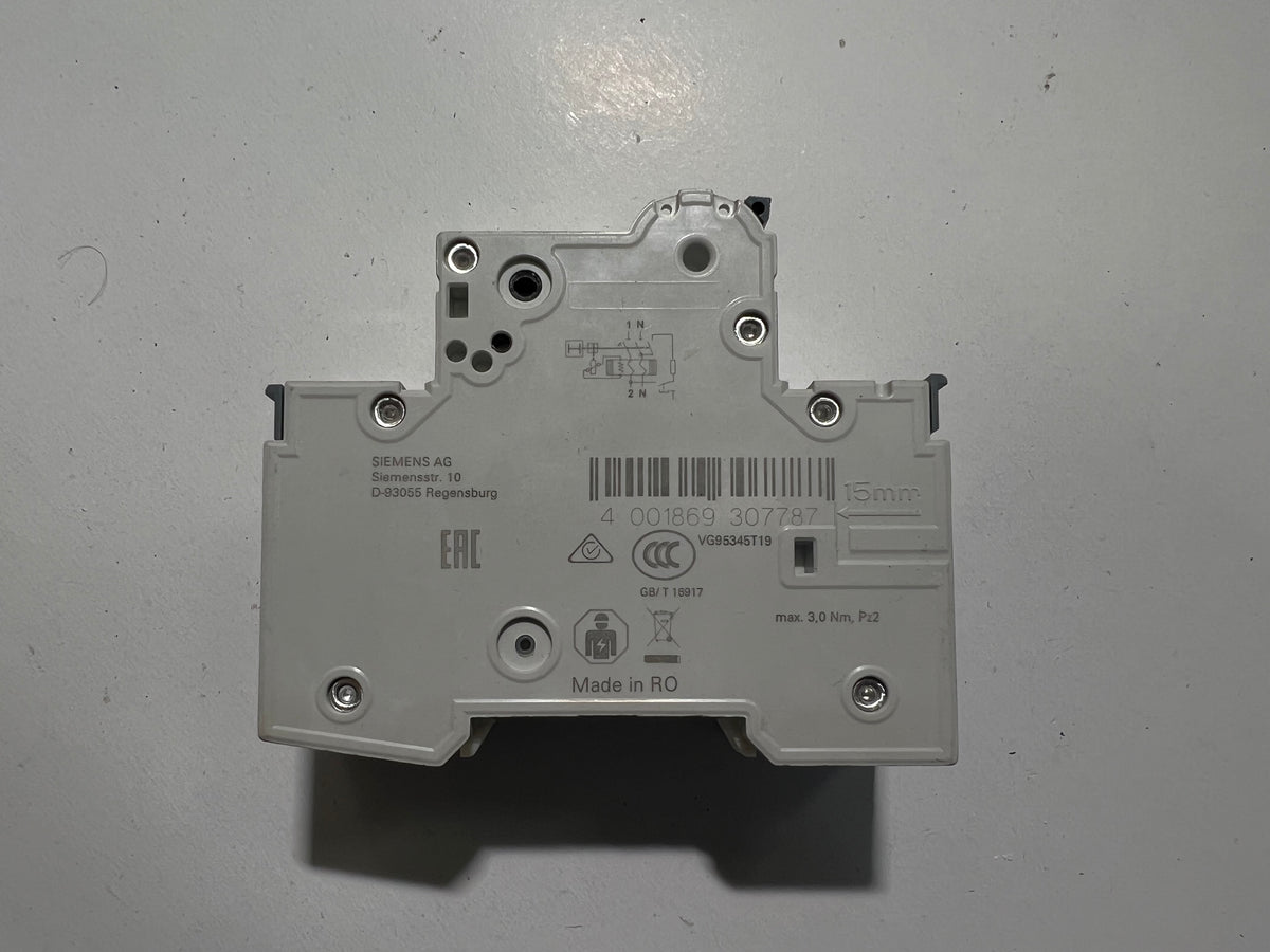 1x Siemens 5SU1354-6KK32 RCBO B32 30mA 230V 6kA Circuit Breaker