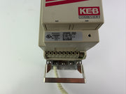 1x KEB 12F5B3B-350A Frequency Inverter, 6.6 kVA, 4.0 kW, 3-Phase, 400 V