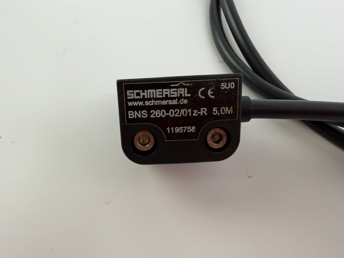1x SCHMERSAL BNS 260-02/01Z-R 5.0M Magnetic Safety Sensor + BPS 260-1 Receiver
