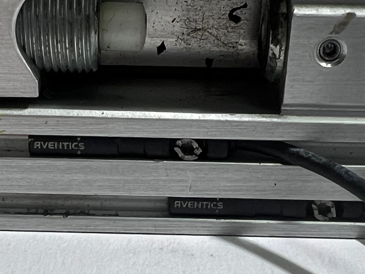 Aventics R412019192 MSC-12-30 Pneumatic Cylinder with 2.1m Sensor Cable 10 Bar