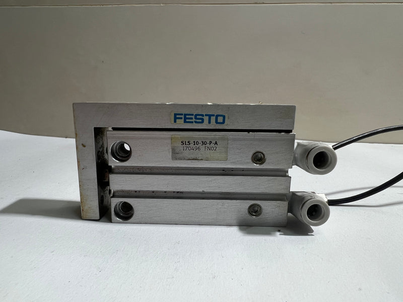 Festo SLS-10-30-P-A 170496 Slide Cylinder with 1.3m Sensor Cable