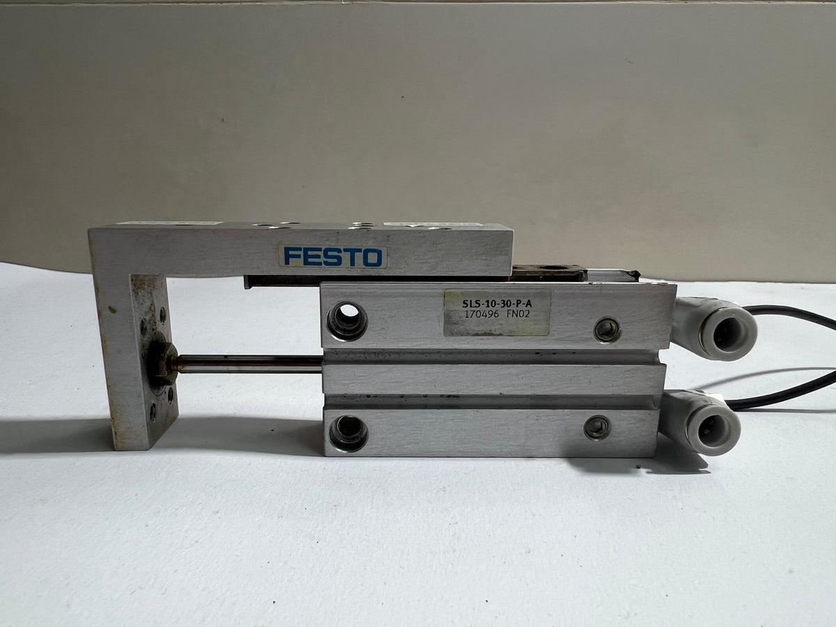 Festo SLS-10-30-P-A 170496 Slide Cylinder with 1.3m Sensor Cable