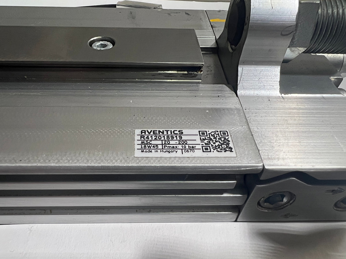 Aventics R412018919 Pneumatic Cylinder 10 Bar with 1.7m Sensor Cable