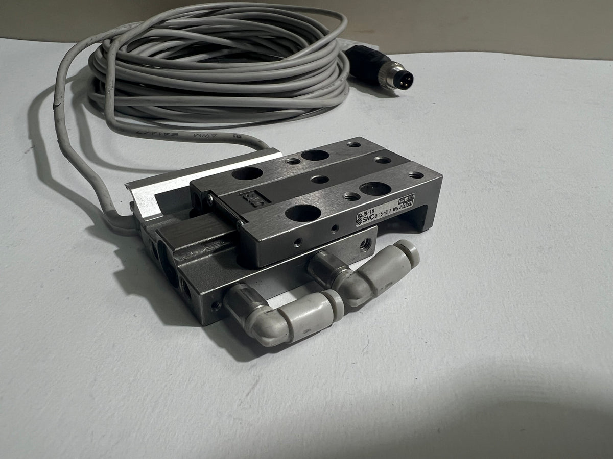 SMC MXJ8-10 Precision Slide Cylinder with Sensor & 3m Cable