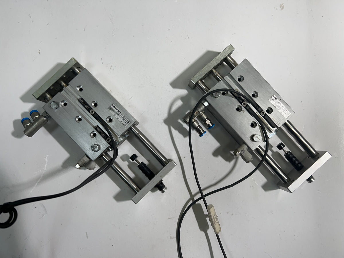1x Aventics 0822061504 Guide Cylinder 8Bar with 2 Sensors