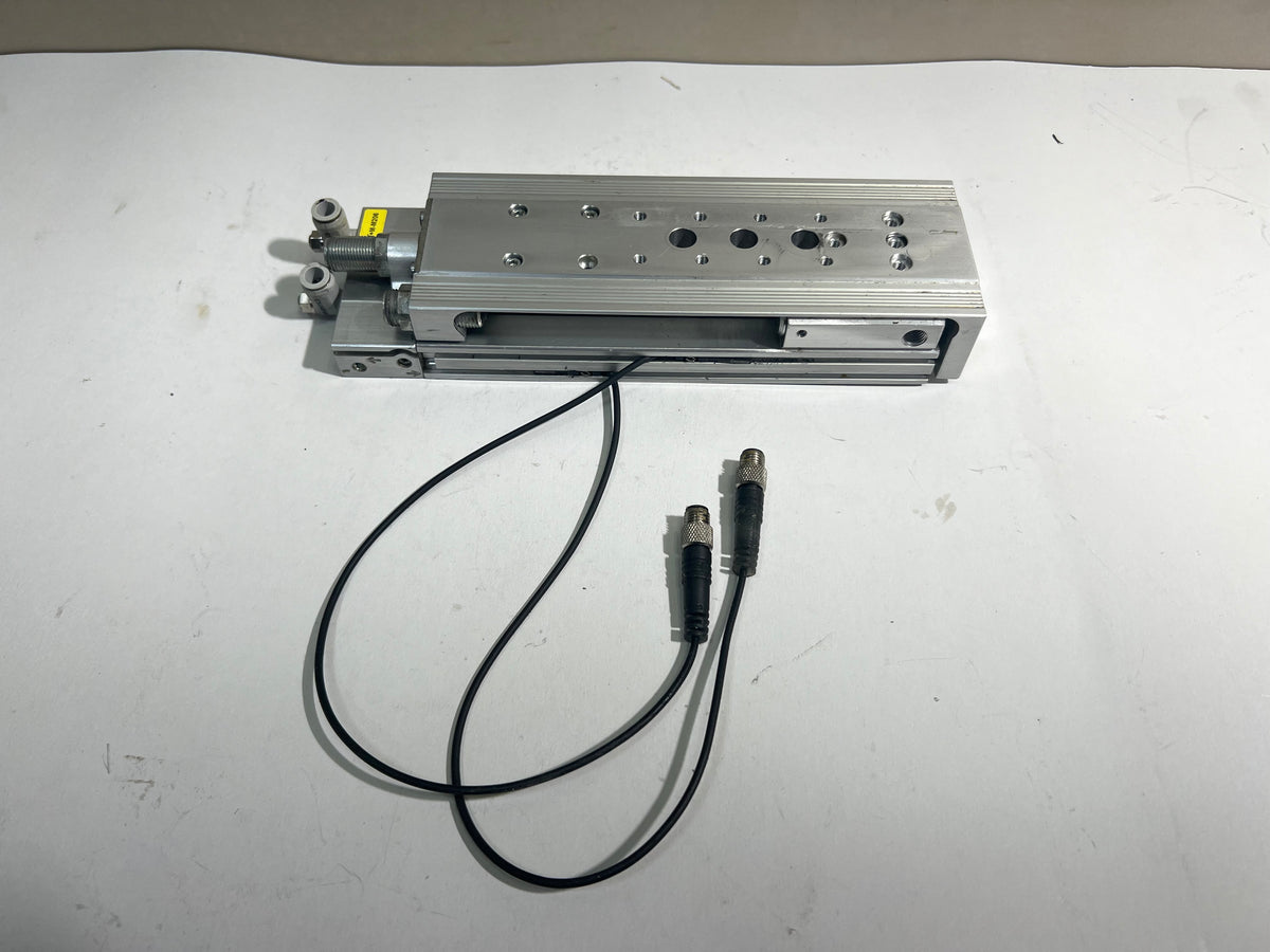 1x Aventics R480640132 Slide Cylinder 10Bar with 2 Sensors
