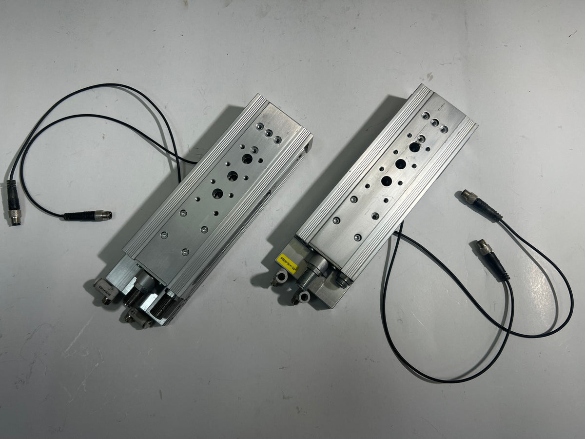 1x Aventics R480640132 Slide Cylinder 10Bar with 2 Sensors