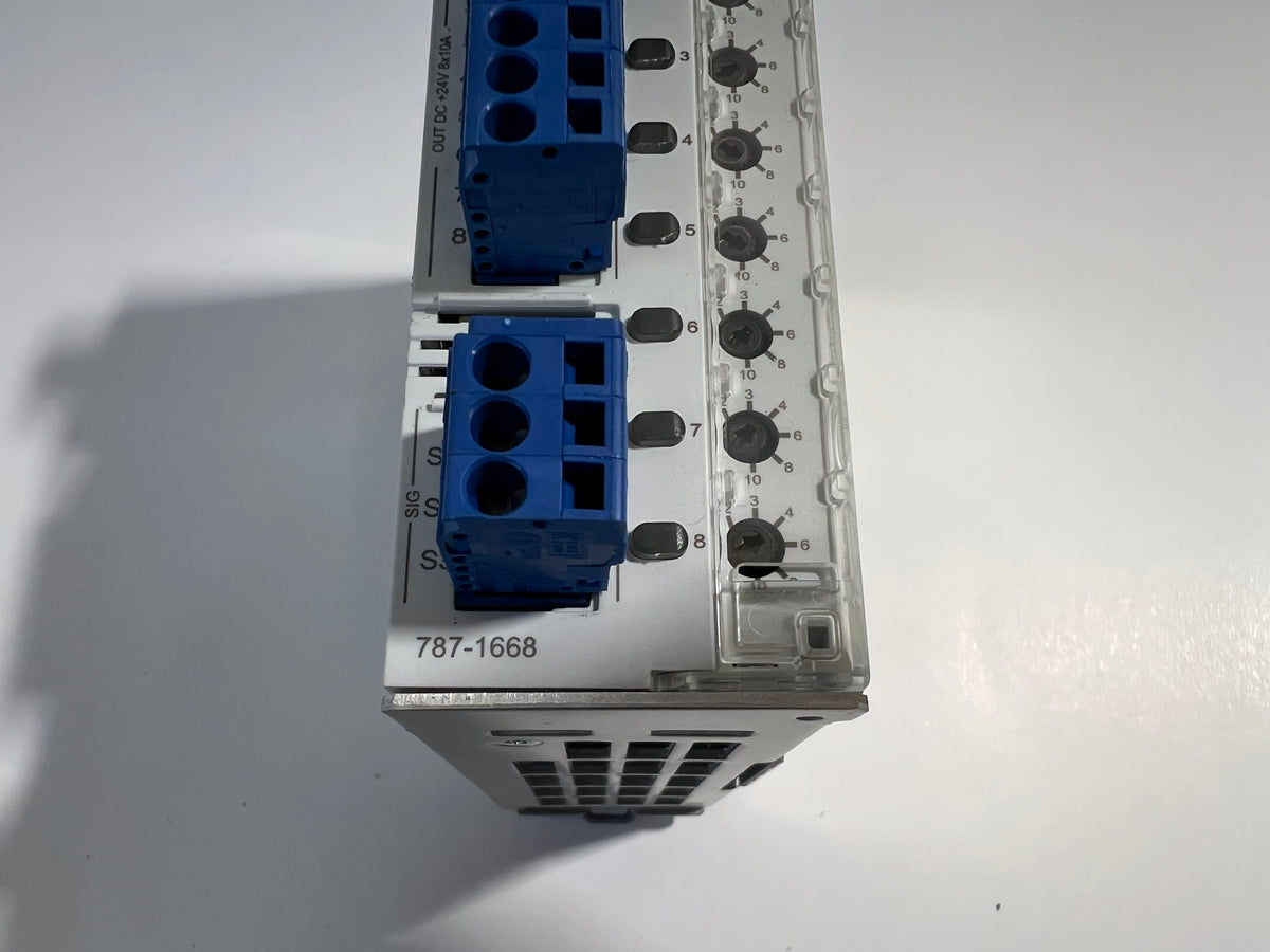 1x WAGO 787-1668 EPSITRON ECB 8-Channel Electronic Circuit Breaker