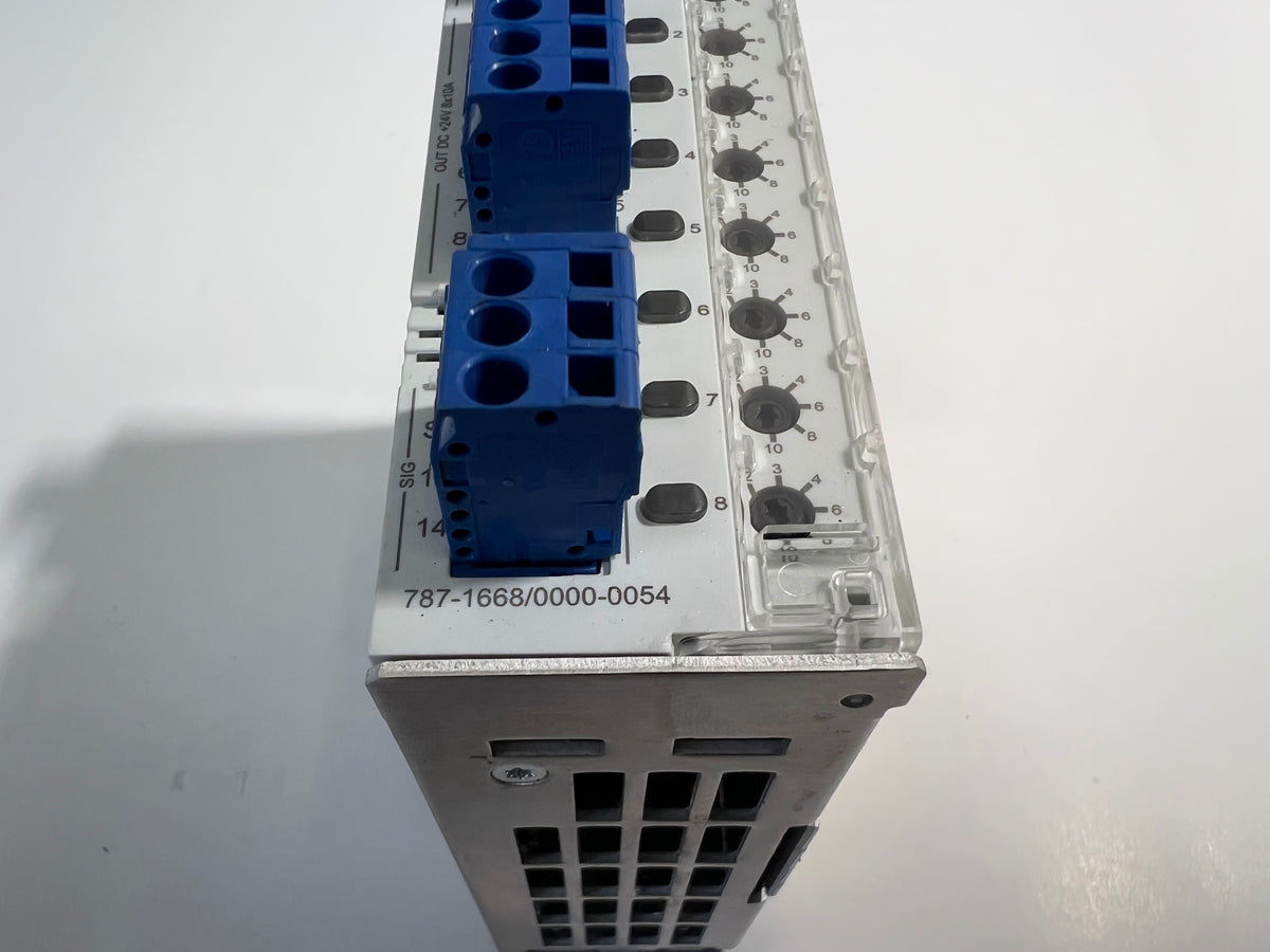 WAGO 787-1668/0000-0054 EPSITRON ECB 8-Channel Electronic Circuit Breaker