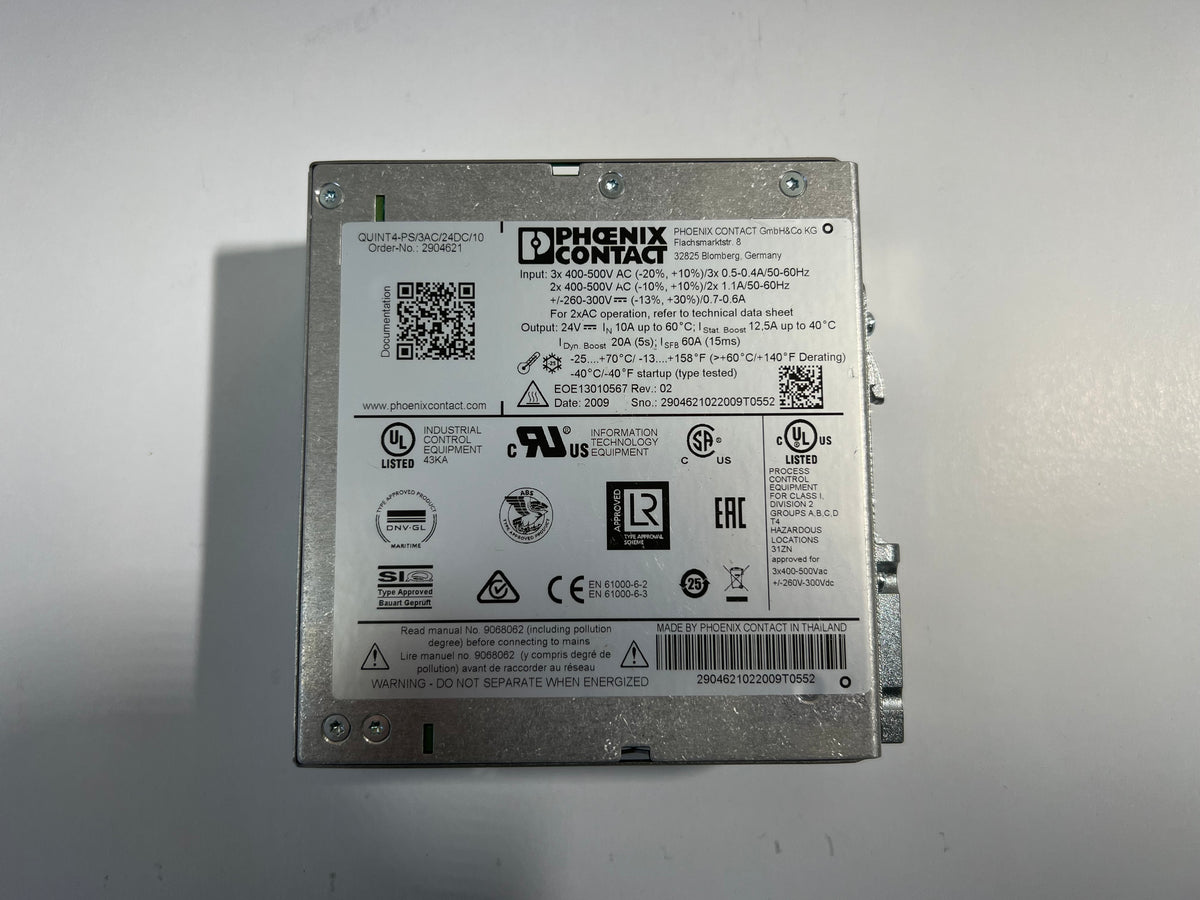 Phoenix Contact power supply QUINT4-PS/3AC/24DC/10 2904621