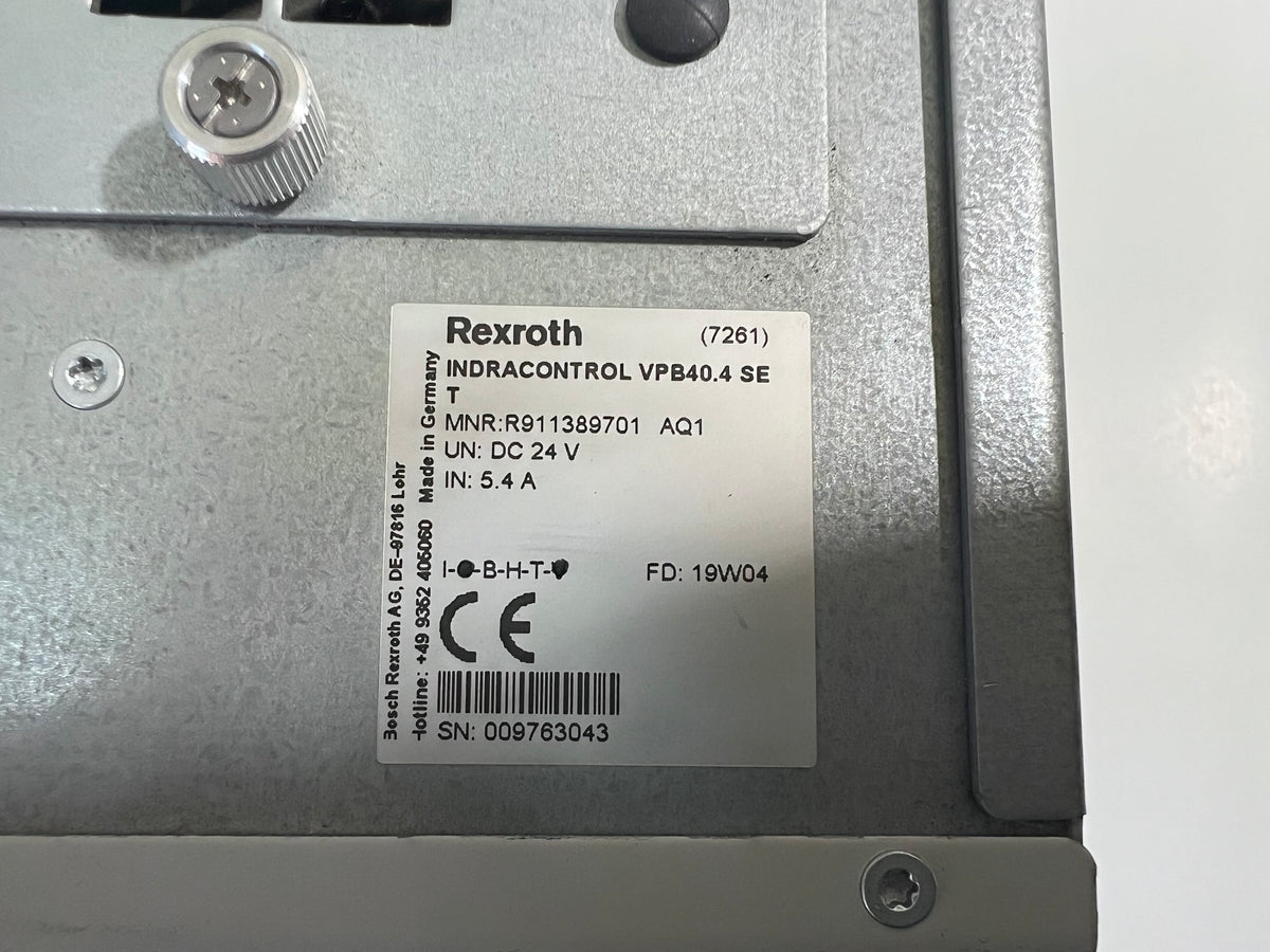 1x Rexroth Indracontrol VPB40.4 SET R911389701 Tested