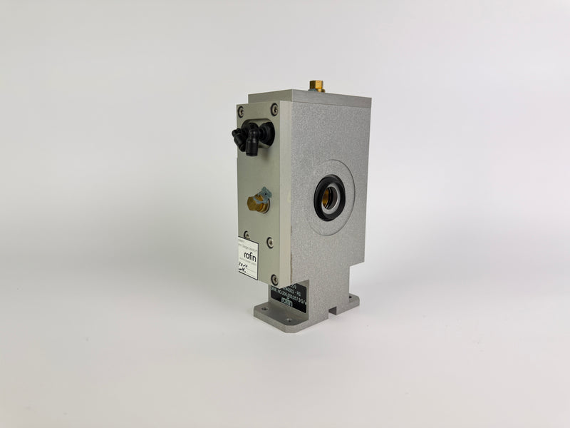 1x Rofin 101 112 229 Cooled Laser In-Beam Focuser Lens / Filter Module