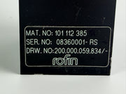 1x Rofin 101 112 385 Water-Cooled Laser Power Measurement Module / Beamsplitter