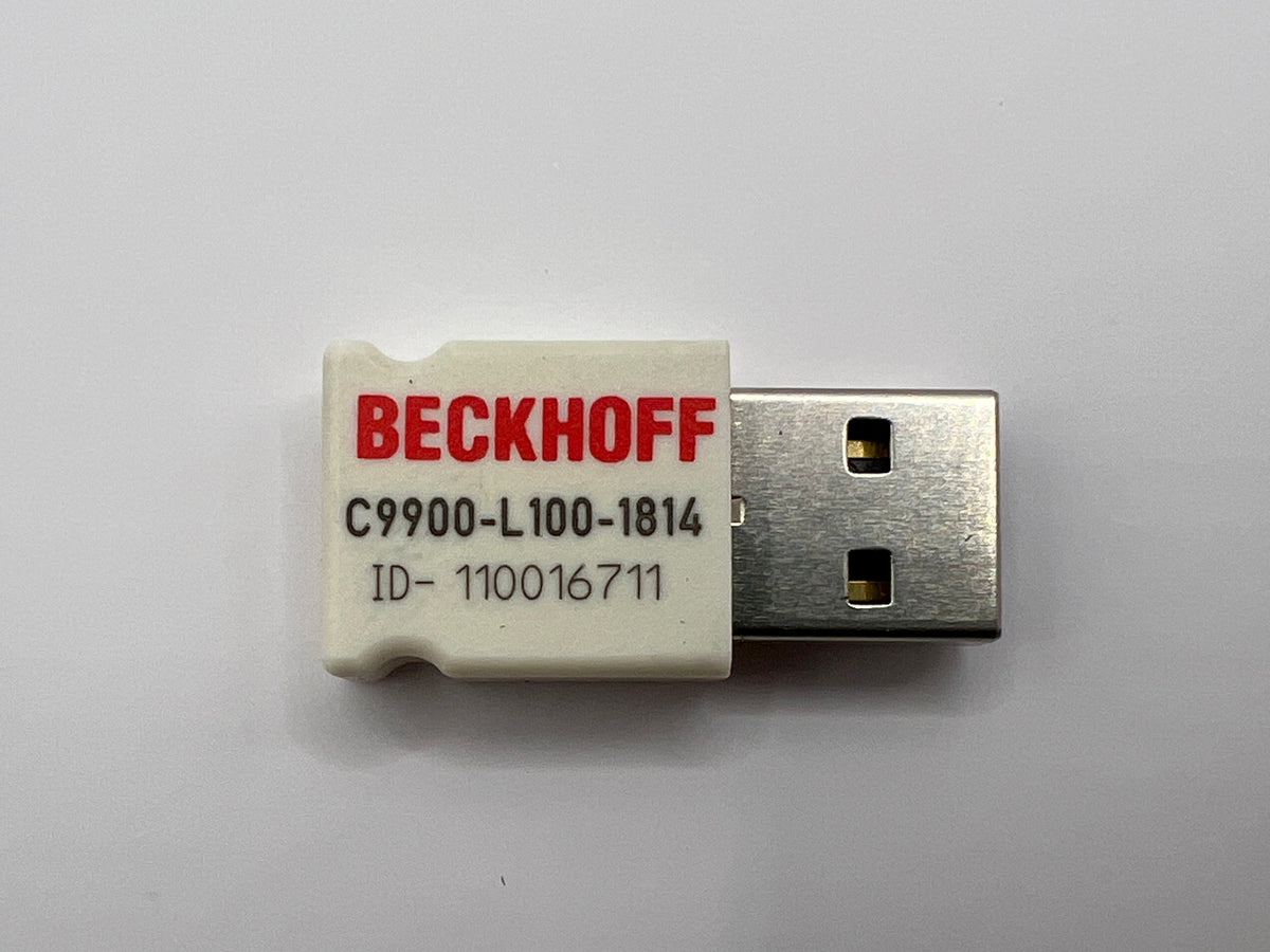 1x Beckhoff C9900-L100-1814 USB License Key for TwinCAT Authorization Dog