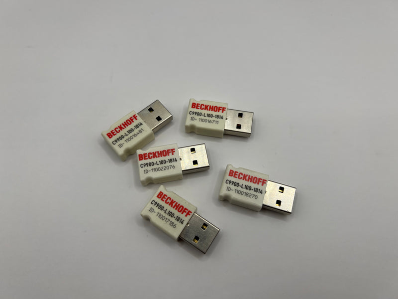 1x Beckhoff C9900-L100-1814 USB License Key for TwinCAT Authorization Dog