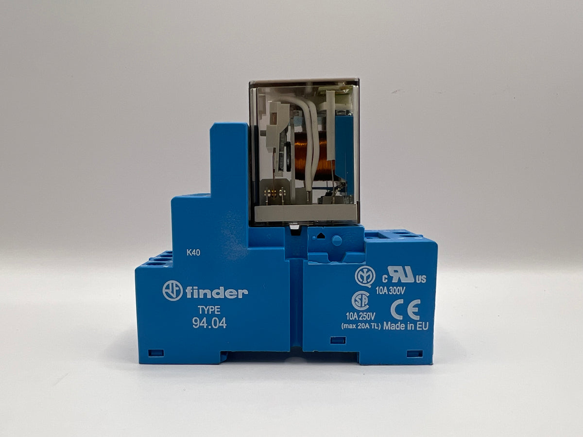 1x Finder 94.04 Relay Socket