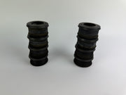 6x STEDO 60555 Euro Rubber Connector Black for Flush Pipe Ø38 mm