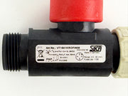 1x SIKA VT1541KROFIN08 In-Line Turbine Flow Meter + Sensor Cable