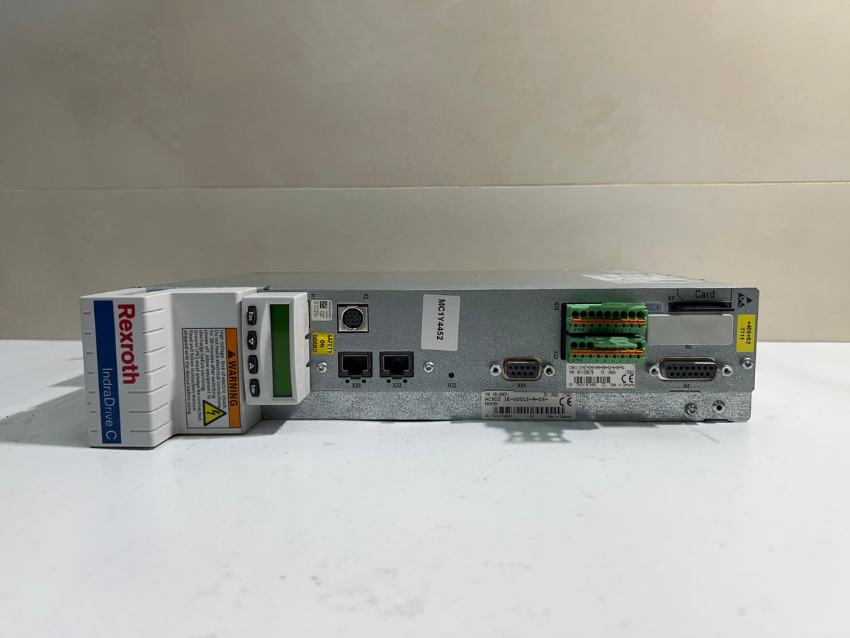 1x Rexroth IndraDrive C HCS02.1E-W0012-A-03-NNNN Drive Controller