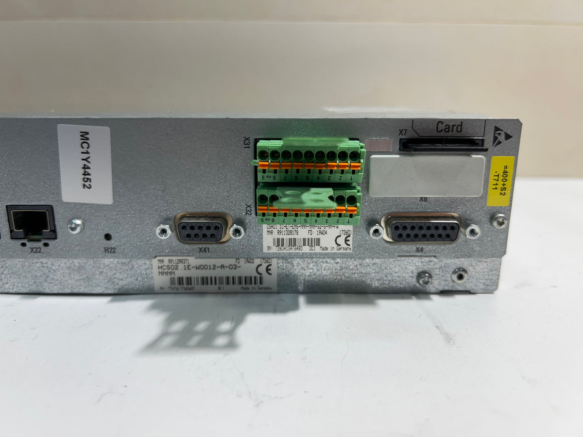 1x Rexroth IndraDrive C HCS02.1E-W0012-A-03-NNNN Drive Controller