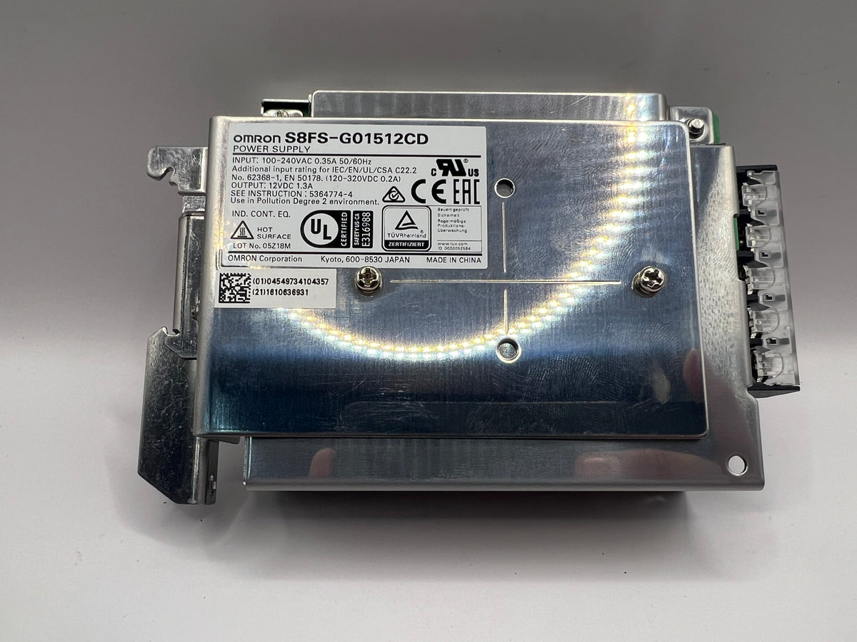 1x OMRON S8FS-G01512CD Switch Mode Power Supply 12V DC 1.3A