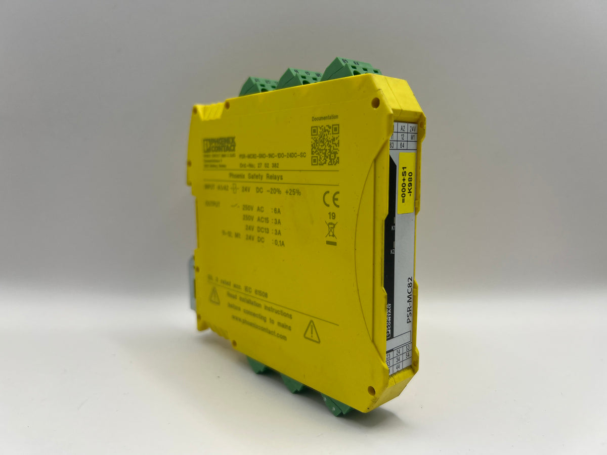 1x Phoenix Contact PSR-MC82-5NO-1NC-1DO-24DC-SC Expansion Module 2702382 24V DC