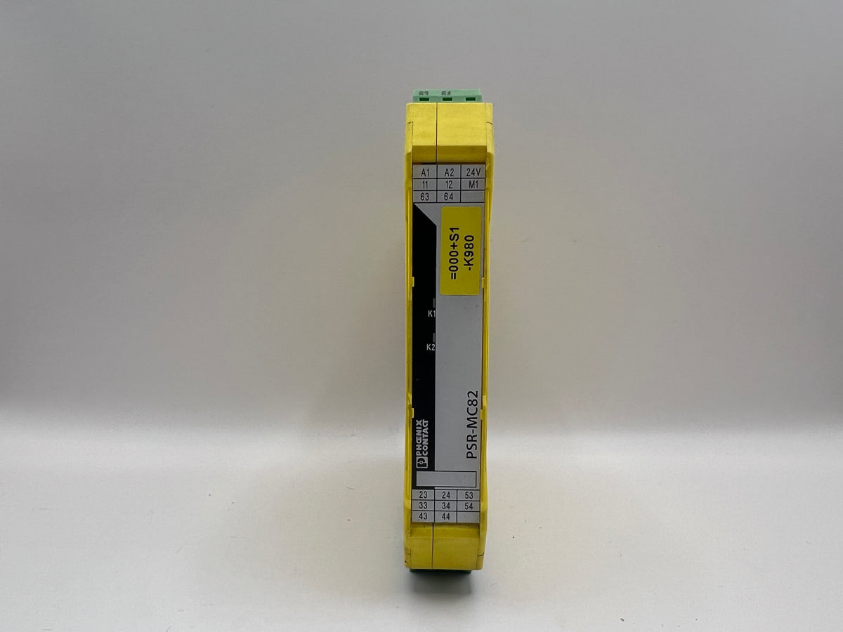 1x Phoenix Contact PSR-MC82-5NO-1NC-1DO-24DC-SC Expansion Module 2702382 24V DC