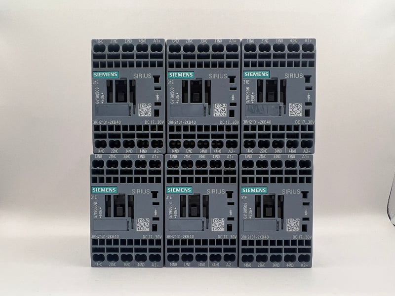 1x Siemens SIRIUS 3RH2131-2KB40 Contactor 24V DC Coil