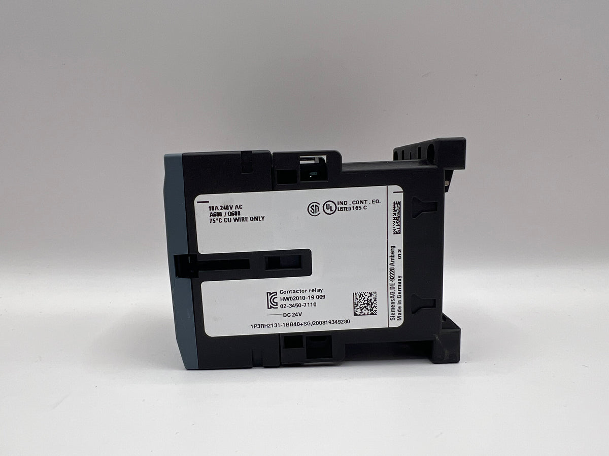 1x Siemens SIRIUS 3RH2131-1BB40 Contactor 24V AC Coil 3NO + 1NC