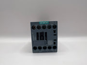 1x Siemens SIRIUS 3RT2017-1BB41 Contactor 24V AC Coil 3-Pole 9A