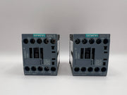 1x Siemens SIRIUS 3RT2017-1BB41 Contactor 24V AC Coil 3-Pole 9A