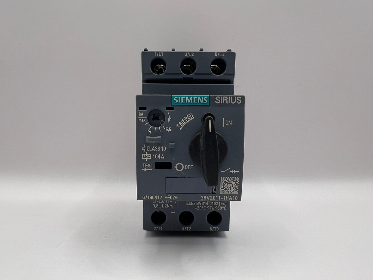 1x Siemens SIRIUS 3RV2011-1HA10 CONTACTOR