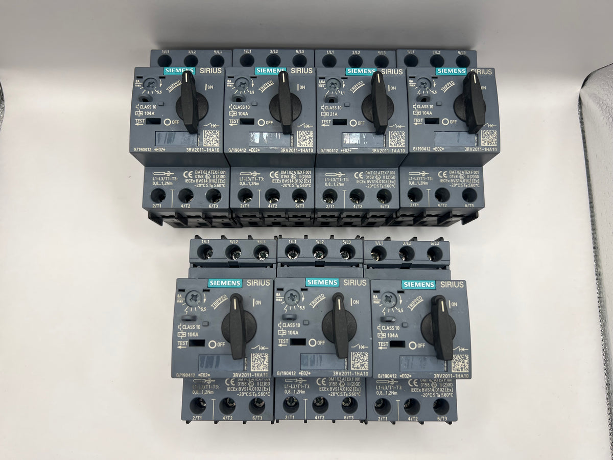 1x Siemens SIRIUS 3RV2011-1HA10 CONTACTOR