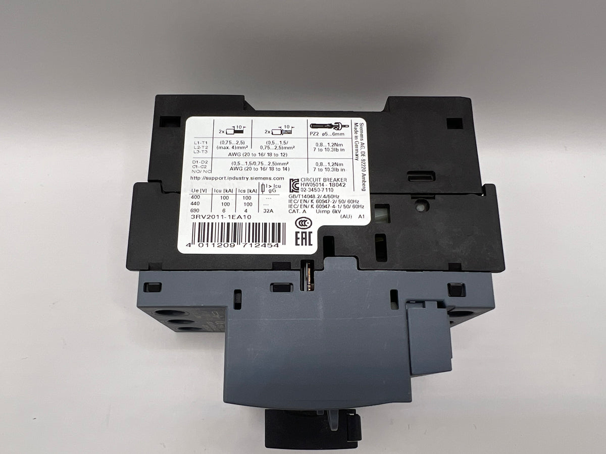 Siemens SIRIUS 3RV2011-EA10  CONTACTOR
