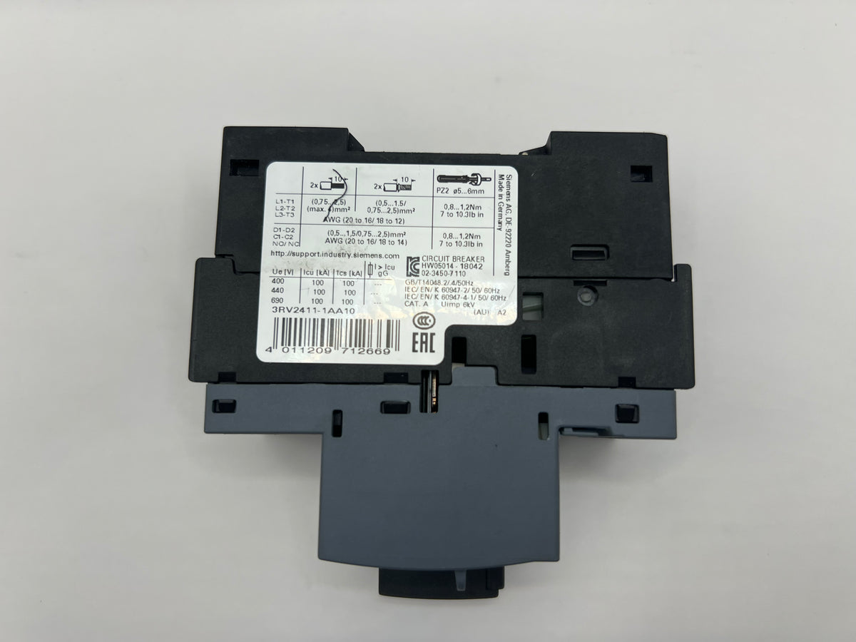 Siemens SIRIUS 3RV2411-1AA10  CONTACTOR
