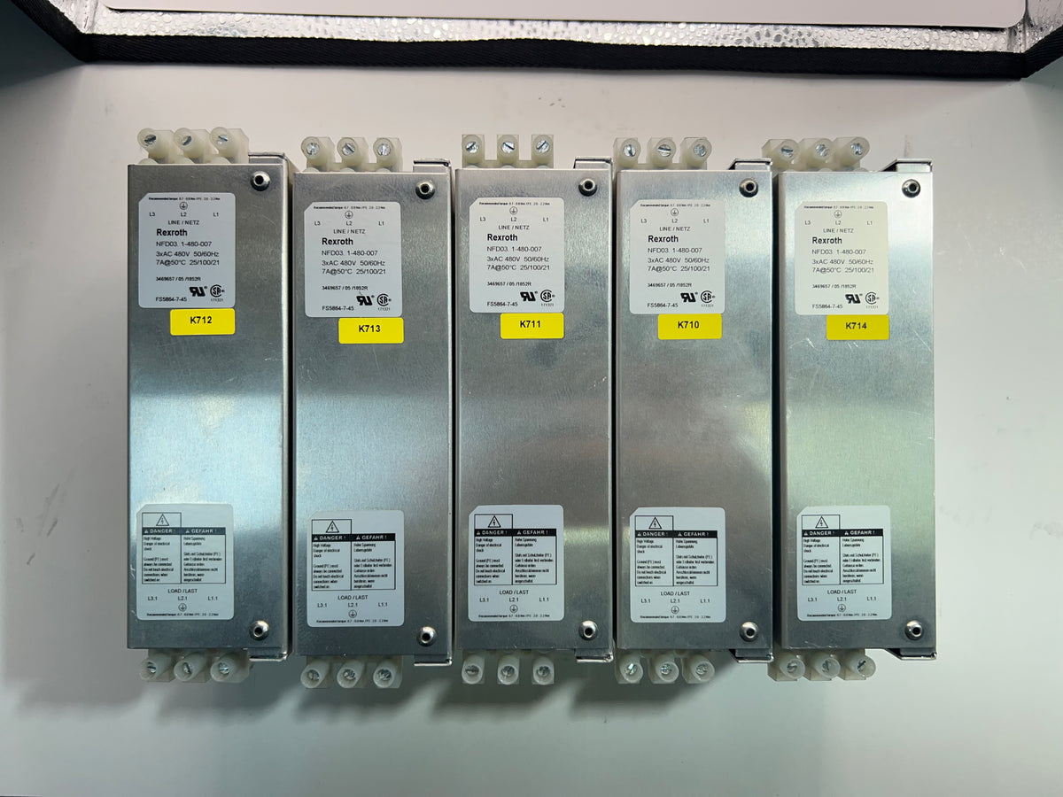 1x Rexroth NFD03.1-480-007 Power Line Filter R911286917