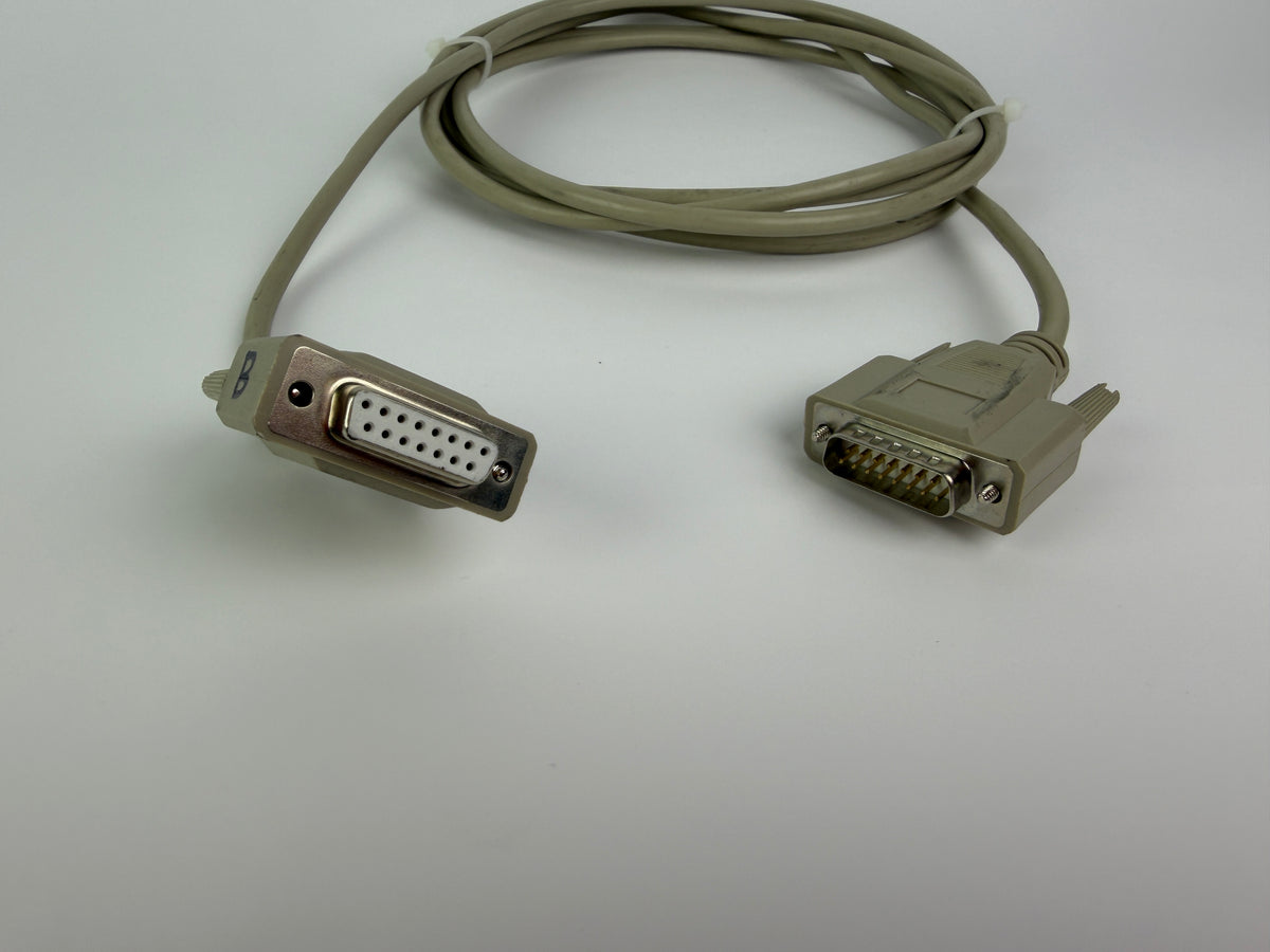 1x DB15 15-Pin D-Sub Extension Cable Male to Female 2.9m Industrial Signal Cable