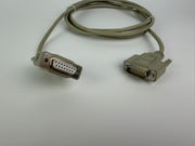 1x DB15 15-Pin D-Sub Extension Cable Male to Female 2.9m Industrial Signal Cable