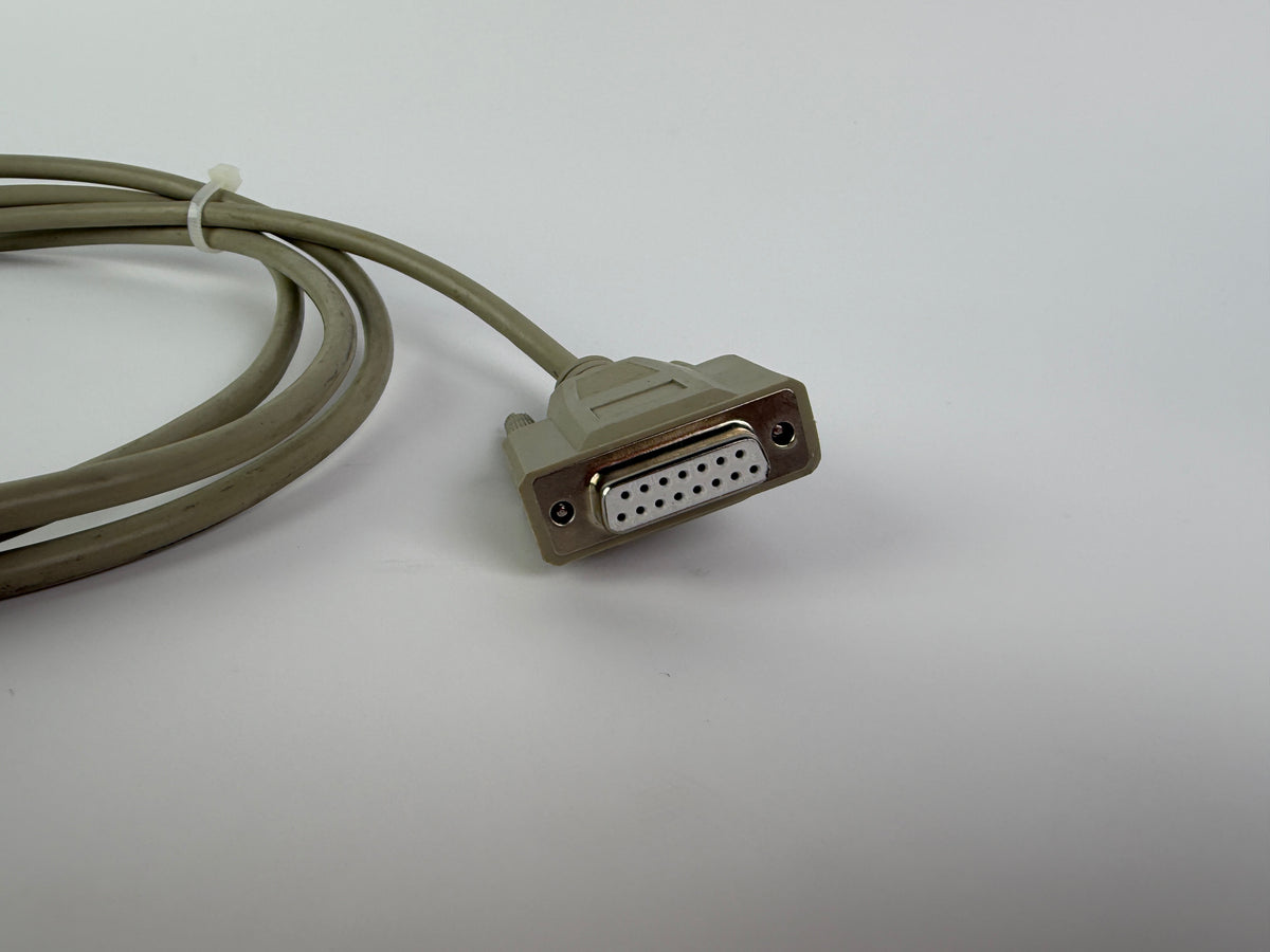 1x DB15 15-Pin D-Sub Cable Male to Female 2m Industrial Signal Cable